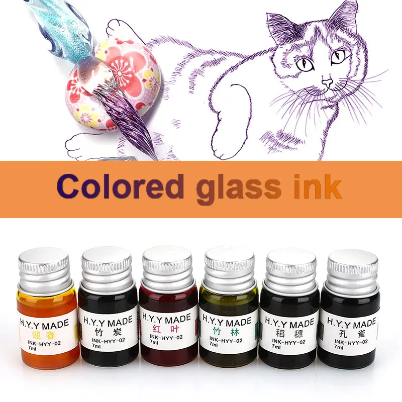 

Color Ink Glass Pen Ink Gold Powder Non Carbon Ink Graffiti Desktop Practice Enjoyment Accessories Simple Office Calligraphy