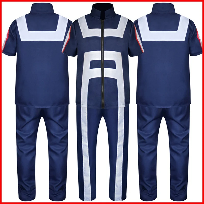 Аниме Boku no Hero Bakugou Katsuki/Iida Tenya/Todoroki Shouto, костюм для косплея, спортивный костюм My Hero academy, топы+ штаны