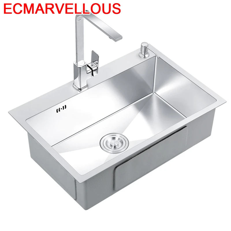 

Acero Portable Lavandino Keuken Gootsteen Integral Tarjas Para Cocina Inoxidable Lavabo Fregadero Cuba Pia Cozinha Kitchen Sink