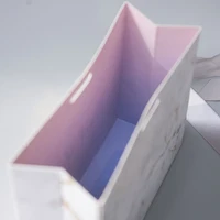 Nowy kreatywny Mini szary marmurowy prezent torba pudełko na imprezę Baby Shower papierowe pudełka czekoladek pakiet/ślub sprzyja pudełka na cukierki 4