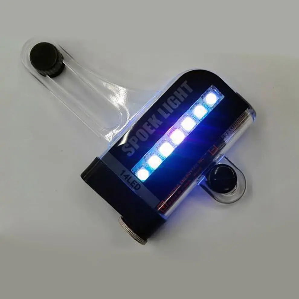 Двухсторонние горячие колеса 14LED настоящий цветной провод огни спицы огни горного велосипеда Велосипедное оборудование