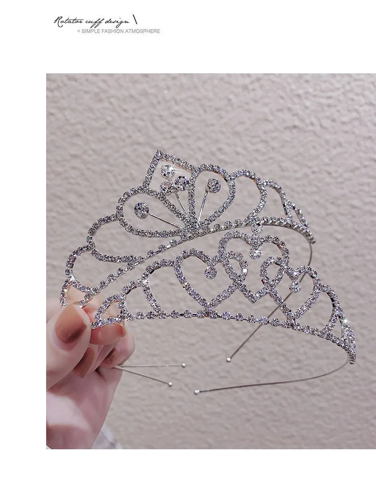 Hair Clips & Barrettes Princess Crown Comb Mini Tiara For Party Favor Flower Girl From