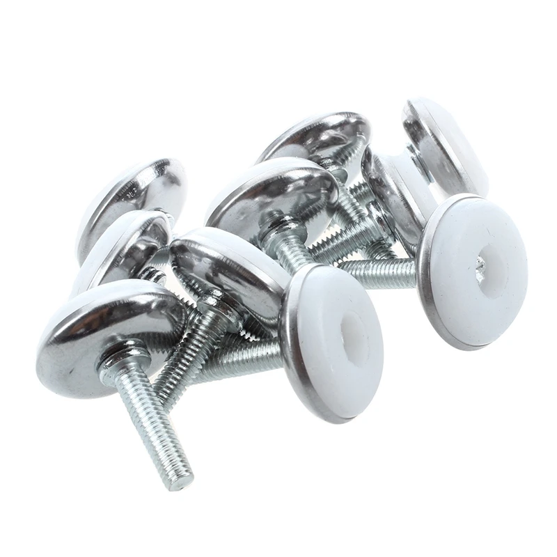 

Promotion! M6 x 25mm Plastic Base Leveller Leveling Foot Furniture Glide 10 Pcs