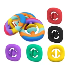 

Silicone fidget toys Snap Hand Grab Antistress Toy Stress Relief Spinner Reliever For adults Calming simple dimple Party Favors