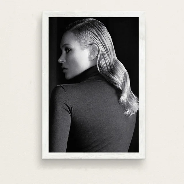 Kate Moss супер модель звезда Мода сексуальная B& W искусство холст живопись плакат настенный домашний декор - Цвет: 4