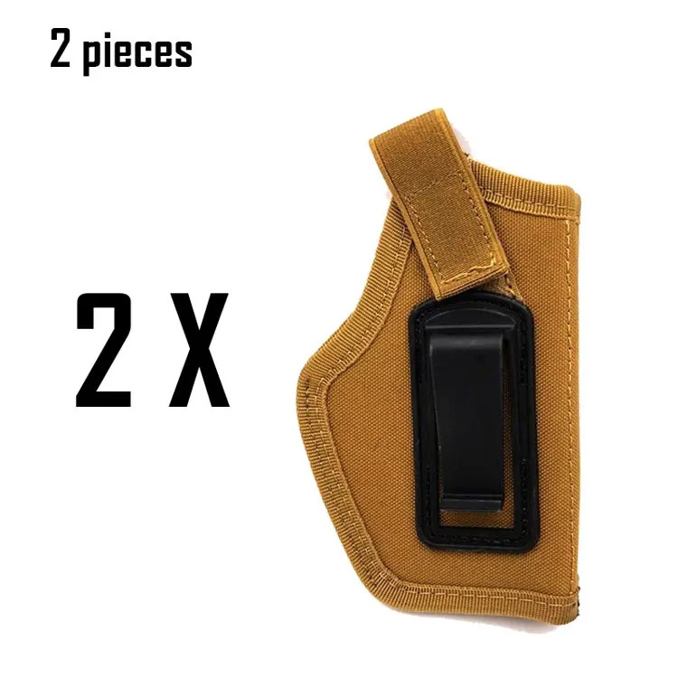 02 sand 2 pcs Тактический Пистолет Кобура Глок револьвер кобура пистолет Глок для страйкбола пистолет чехол пистолеты Регулируемый универсальный чехол - Цвет: 02 sand 2 pcs