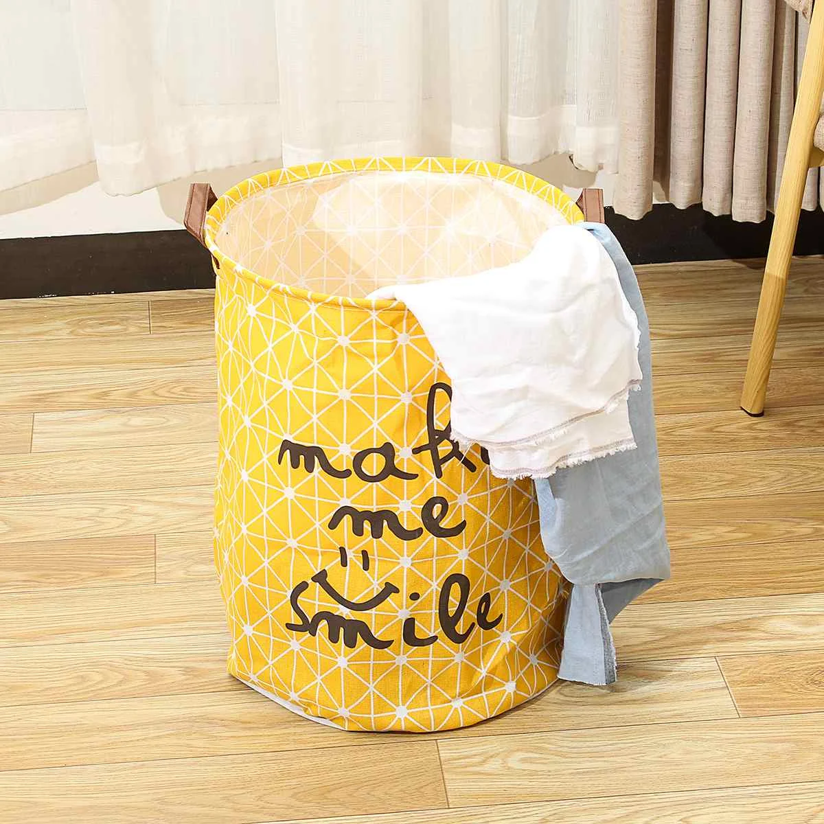 Yellow Arrow 45x52 см Dormitory бытовой ткани ёмкость для хранения грязной одежды сумка для белья корзина ведро стиральная корзина складная корзина для воды proo - Цвет: Yellow Arrow
