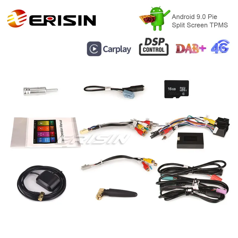 Erisin ES3020R " DAB+ Android 9,0 Авторадио gps OBD DSP CarPlay DVR для Alfa Romeo автомобиль Brera spider 159 Sportwagon