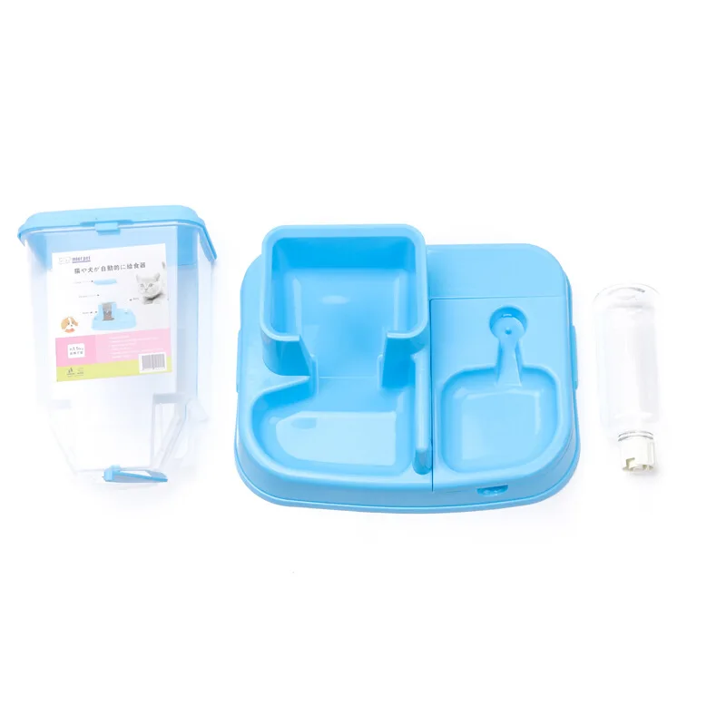 Tanie Podajnik automatyczny miska dla kotów podwójna miska automatyczne poidełko wody zwierzęta domowe są podajnik automatyczny miska dla psa artykuły dla psów