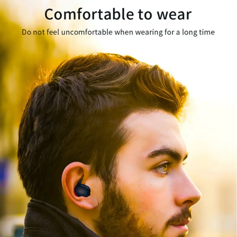 Bluetooth наушники 5,0 мини TWS беспроводная гарнитура Touch Cont карта памяти
