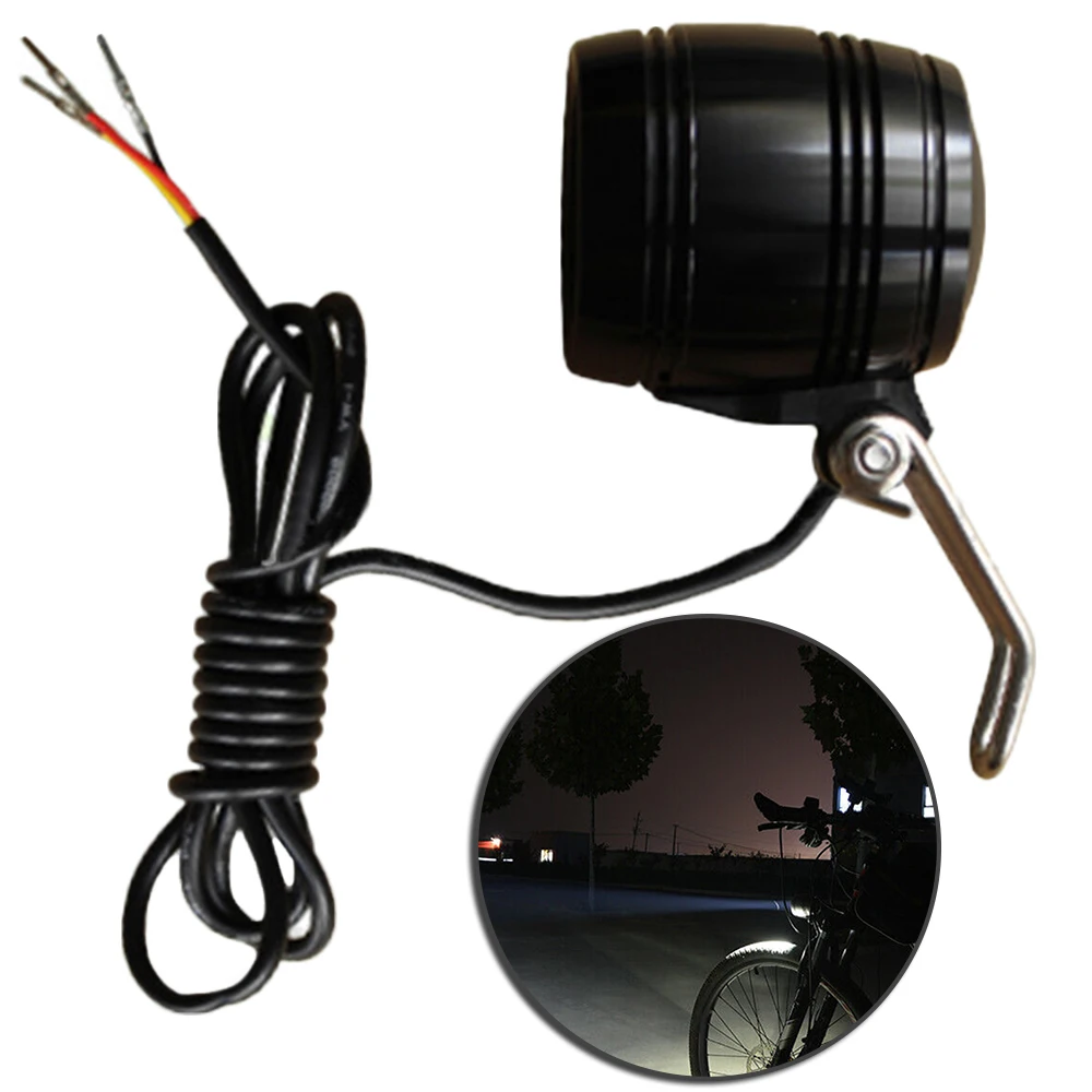 

E-Bike Scooters High Brightness Headlight Aluminum Front LED Light 2-In-1 Horn