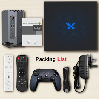 

A95X MAX PLUS Amlogic S922X Smart Android 9.0 TV Box 4GB RAM 64GB ROM Gaming Box with Bluetooth Gamepad Motion Sensing Remote