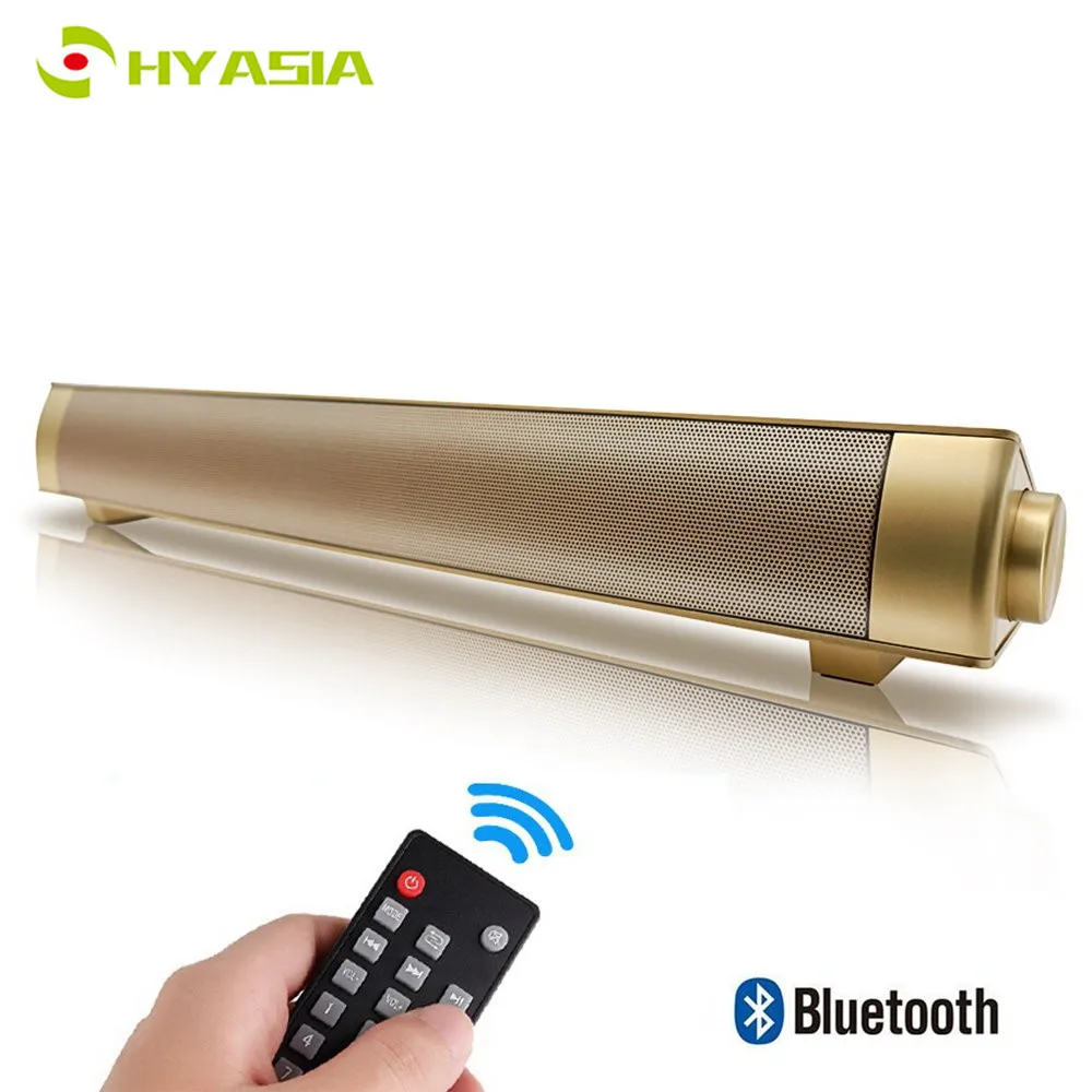 Мощная ТВ-Саундбар HYASIA Bluetooth 4 1 HIFI мини-Колонка для ПК BT компьютера планшета