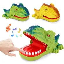 Модные динозавры сумасшедшие кусающиеся руки пальчиковые игрушки с забавным звуком Вечерние игры для семьи смешная игра FD