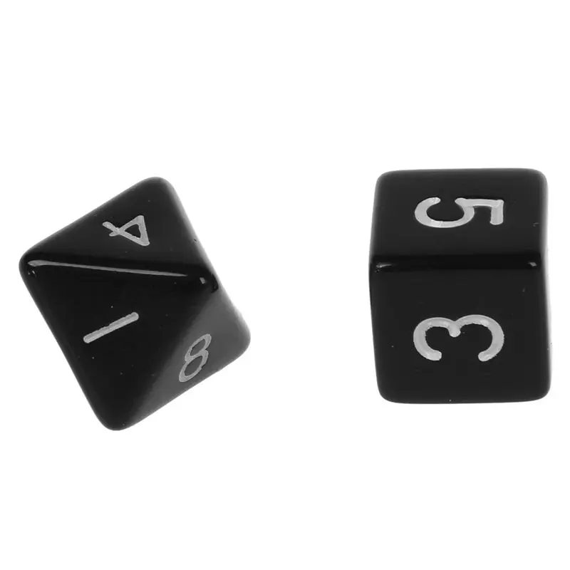 Набор 7 шт. Dice Die D4~ D20 для игр RPG Подземелья и Драконы D& D