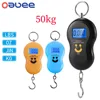 Oauee 50Kg Mini Digital Scale For Fishing Luggage Travel Weighting kitchen Steelyard Hanging Electronic Hook Scale KG/LBS/JIN/OZ ► Photo 1/6