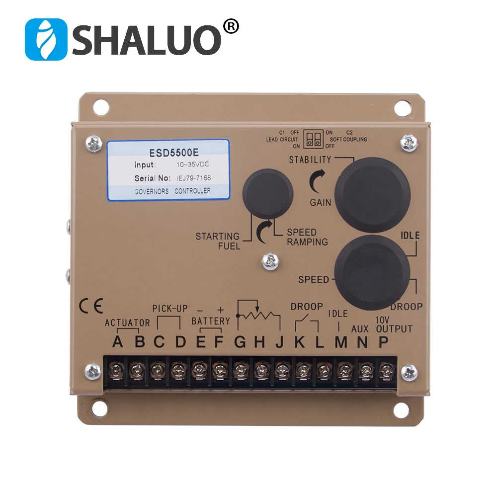 Lixise Esd5500E Generatore Di Regolatore Di Velocità Modulo 5500E Elettrico Regolatore Di Velocità 12V 24V Motore A Corrente Continua Di Controllo Del