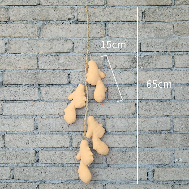 Ginger Искусственные фрукты овощи поддельные имитация мини осень Тыква еда украшения пластиковая модель фермерский дом отель ротанга висячие - Цвет: Ginger