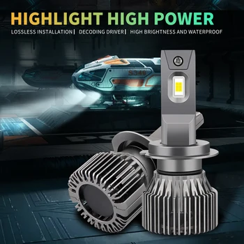 

2pcs Car LED Headlights Canbus light Bulb Lamp h1 h3 9005 hb3 9006 hb4 h7 h4 H11 H8 H9 For lada vesta granta niva 4x4 vaz Kalina