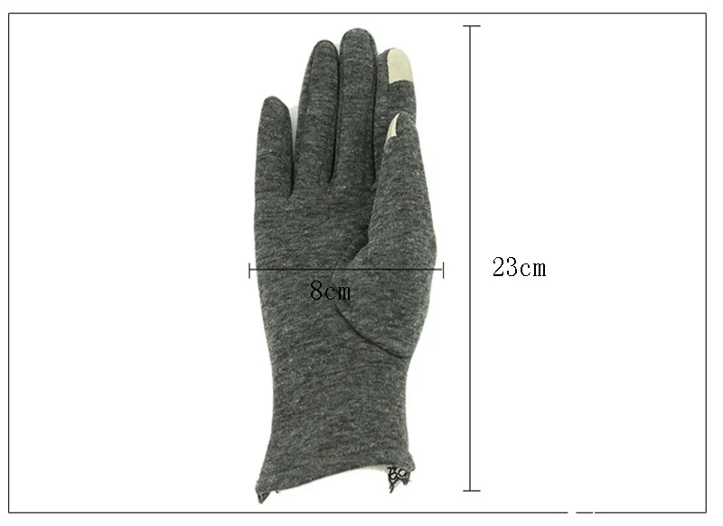 Милые женские перчатки для сенсорного экрана, не падающие бархатные перчатки, зимние теплые перчатки для сенсорного экрана, ветрозащитный