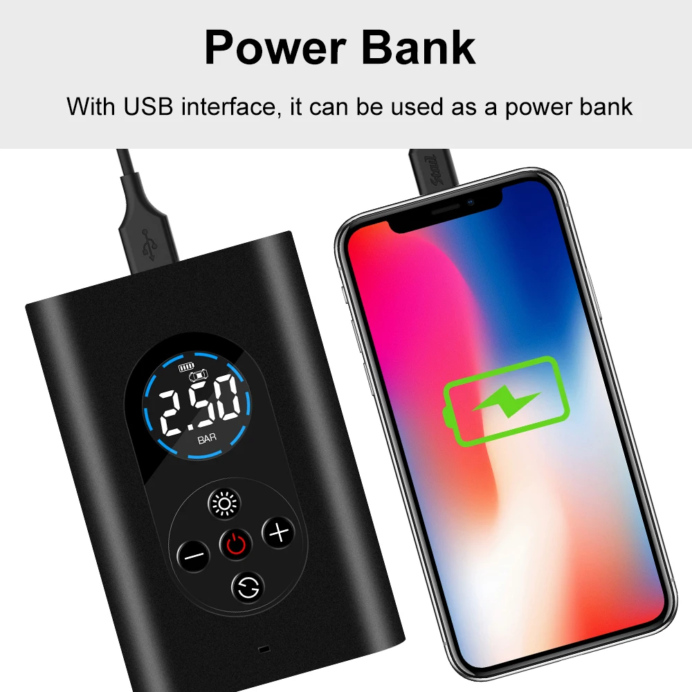 �޴�� �ڵ��� ���� �������� ���� Ÿ�̾� ���� ���� ����, 150PSI, �ڵ��� �� ���ͻ���Ŭ ���� ���, LED ����Ʈ