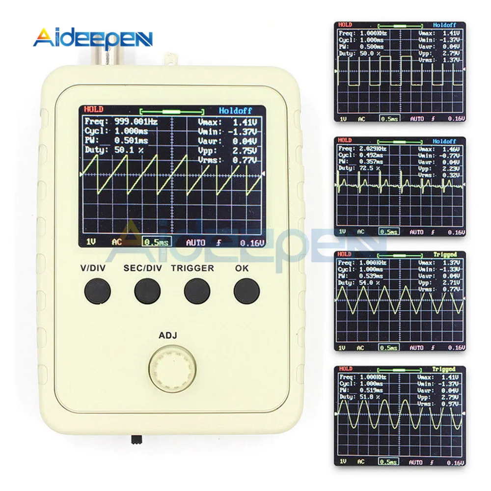Полностью Собранный Tech DS0150 15001K(DSO150) DIY цифровой осциллограф комплект с корпусом чехол коробка