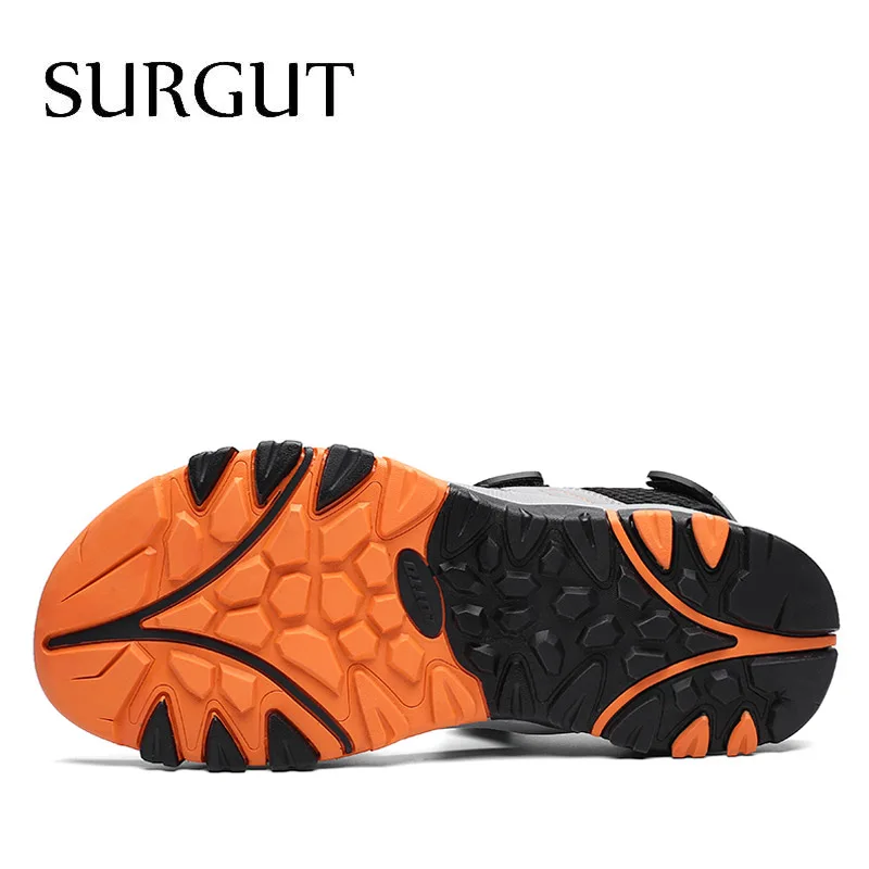 SURGUT 2020 New Style Men Sandals Summer Flip Flops Slippers Men Beach Casual Shoes Cheap Male Sandals Sandalia Masculina SURGUT 2020 New Style Men Sandals Summer Flip Flops Slippers Men Beach Casual Shoes Cheap Male Sandals Sandalia Masculina
