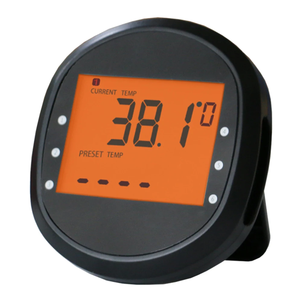 With Probe Bluetooth Backlit Timing Phone Control LCD Display Meat Portable Outdoor Digital Tool Wireless BBQ Thermometer