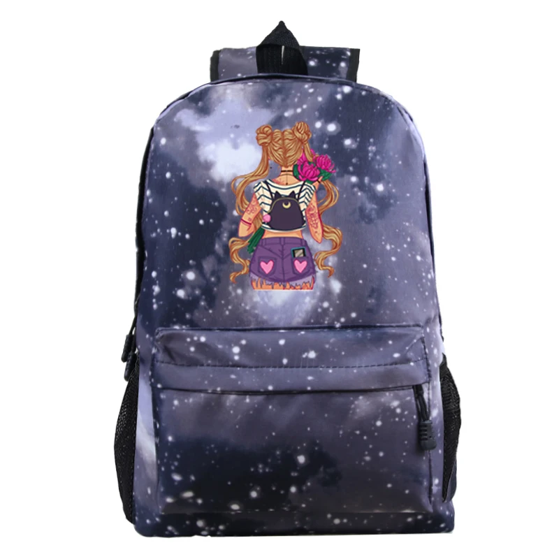 Sailor Moon, аниме, Детский Рюкзак, Сумка с рисунком для девочек и мальчиков, модный рюкзак для путешествий, рюкзак, Sailor Moon, детская школьная сумка