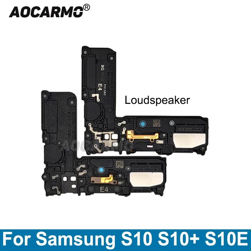 Aocarmo динамик для Samsung Galaxy S10 Plus + S10E громкий звуковой сигнал запасные части гибкий