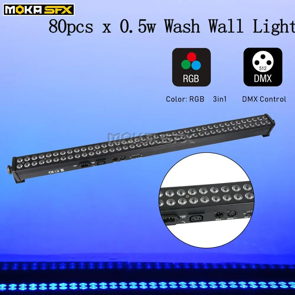 4 шт./лот 80*0 5 Вт светодиодный настенный светильник RGB 3 в 1 цвет смешанный бар