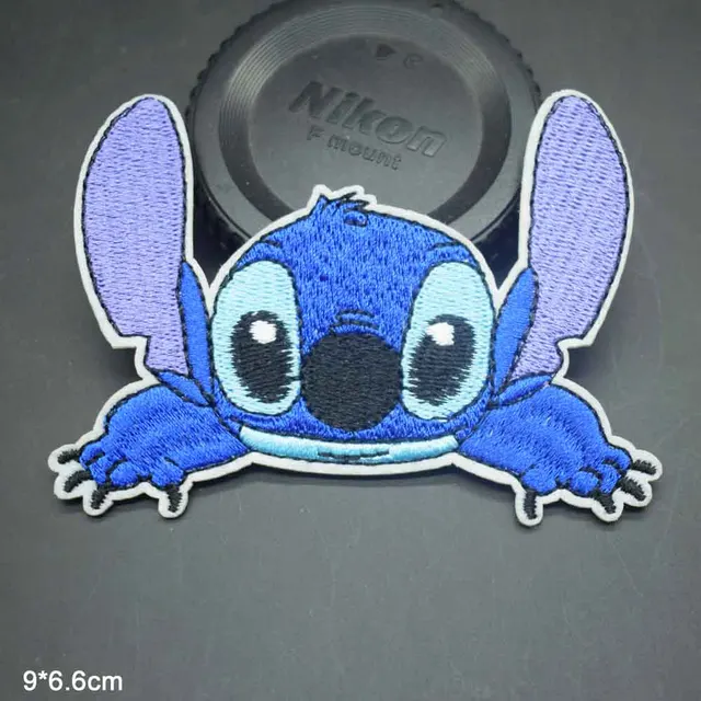 Disney Stitch Iron On Embroidered Clothes Patches For Girl Woman Clothing Stickers Garment Wholesale 2
