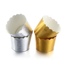 50 шт./упак. Бумага торт чехол с вкладышем Обертка Рождественский выпечки чашки десерт лоток DIY Кухня инструменты для украшения торта