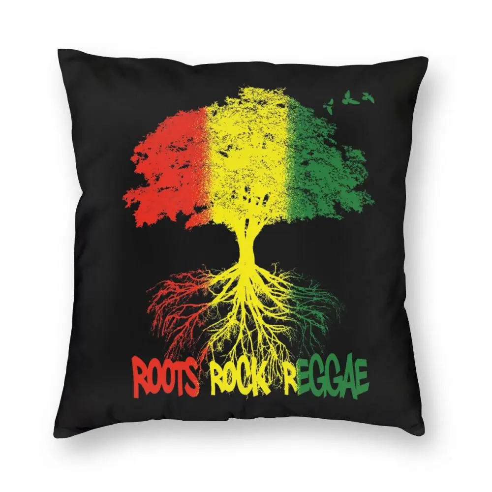 

Endless Summer Of Roots Reggae! Pattern Throw Pillow Covers Square Pillows Case Decorative Bedroom Livingroom Sofa with Zipper