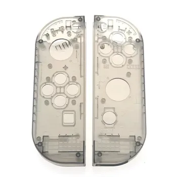 

Nintend Switch Translucent Gray Housing Shell Case Middle Frame Faceplate Cover for Nintendo Switch NS Joy-Con Controller Repair
