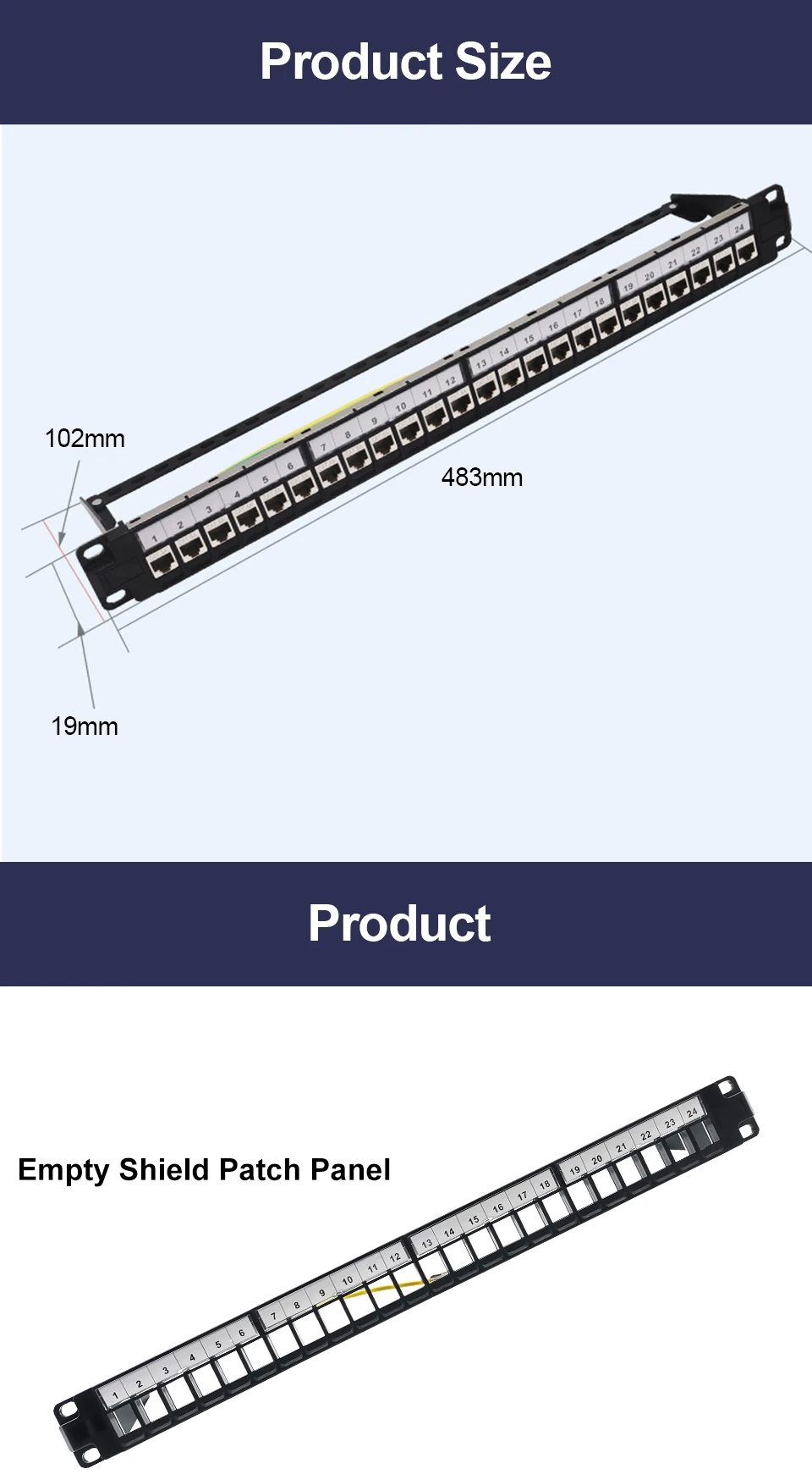 na parede cat5e, cat6, cat6a, cat7, cat8 stp keystone jack