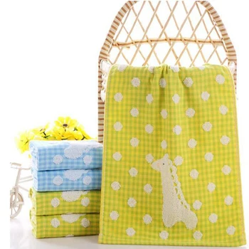 

Newborn Baby Face Hand Bathing Towel Hot Cute Giraffe Infant Children Cotton Feeding Towel Absorbent Breathable Soft Bath Towel