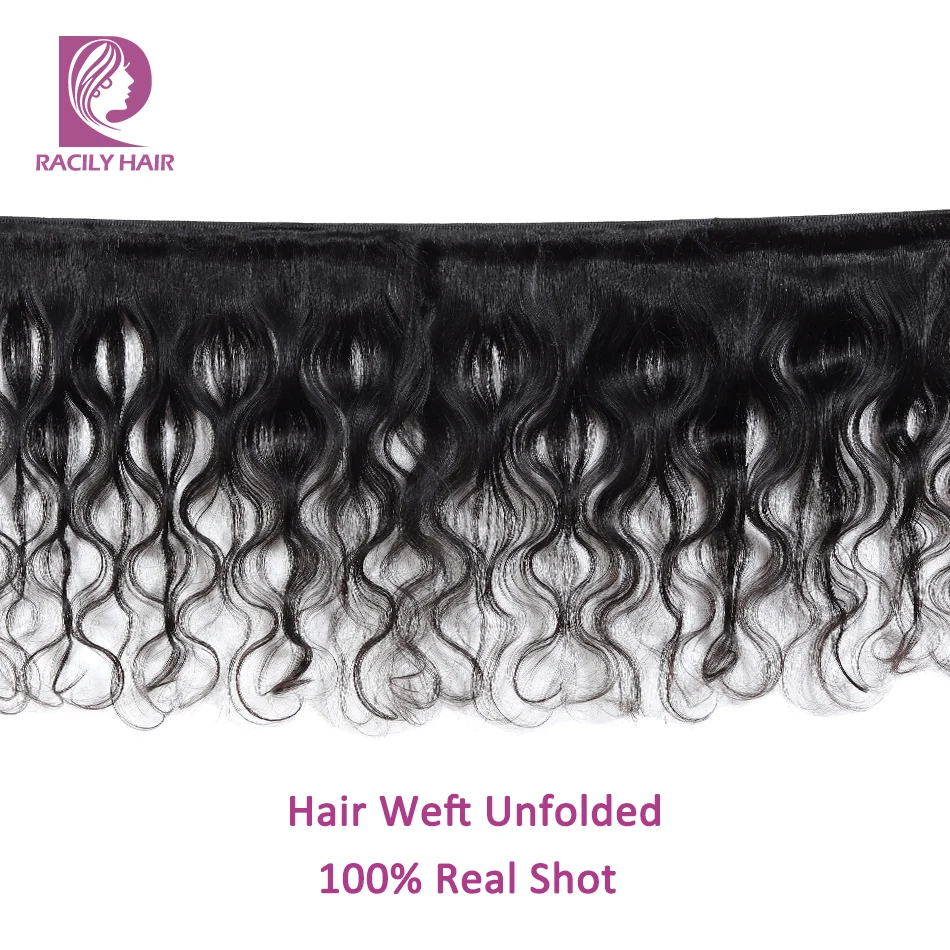 Racily волосы 1/3/4 шт. перуанские волнистые волосы, для придания объема пряди пряди человеческих волос для наращивания волос натуральный черный Волосы remy пучки волос плетение 8-28 дюймов Комплект