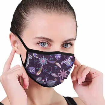 

Element Pattern Series print Black edge dust mask, suitable for outdoor sports activities, washable and reusable