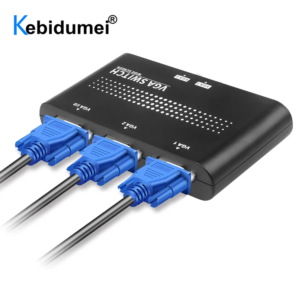 Адаптер для видеоадаптера 2 порта сплиттер ПК аксессуары