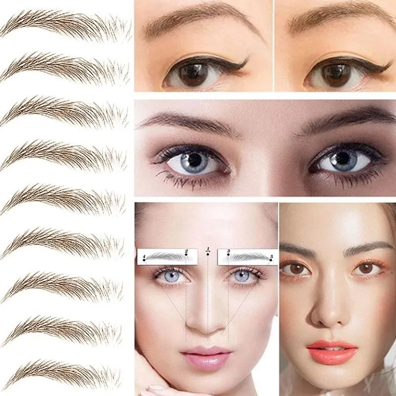 Eyebrows Sticker 6D Imitation Ecological Eyebrow Water Transfer Eye Brow Tattoo Stickers Long Lasting False Eyebrow Enhancers Eyebrows Sticker 6D Imitation Ecological Eyebrow Water Transfer Eye Brow Tattoo Stickers Long Lasting False Eyebrow Enhancers