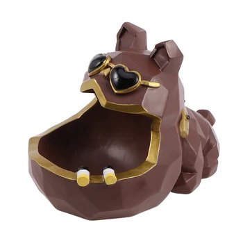 

1pcs Sigaretten Doosje Cendrier Ash Tray Ashtray Home Decor Decoration Resin Dog Ashtray Dog Ornament Funny Ashtray For Home