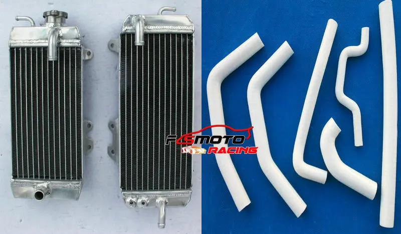 For Kawasaki KXF250 KX250F 2011 2012 KXF 250 11 12 Auminum Radiator+ Silicone radiator hose