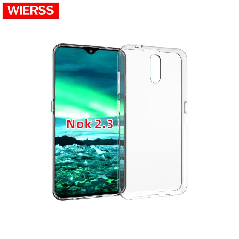 

For Nokia 2.3 Transparent Silicon Case for Nokia 1.3 for Nokia 4.2 TA-1157 Soft Phone Back Cover Case Capa Etui>