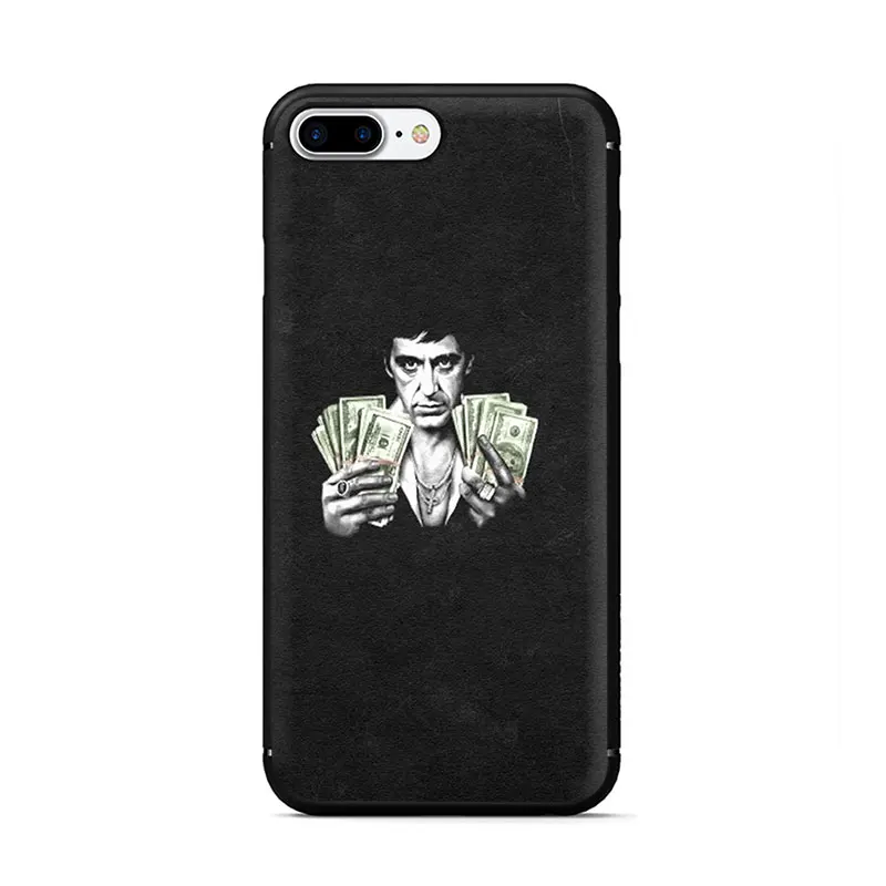 Мягкий ТПУ чехол для телефона EWAU Scarface Тони Монтана для iPhone 11 Pro 5 5S 6 6s 7 8 Plus X XR XS MAX - Цвет: B1