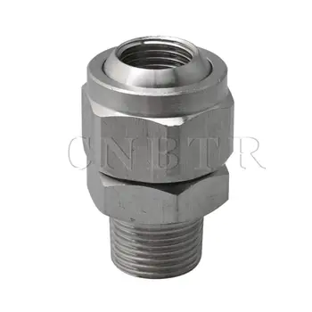 

CNBTR Shower Head Swivel Ball Adapter Adjustable 3/8 Male to 1/4 Female Thread