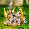 Art Model MU 3D Metal Puzzle Elf 's Castle building model DIY 3D Laser Cut Assemble Jigsaw Toys GIFT For children 4