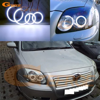 

For Toyota Avensis T25 2003 2004 2005 pre facelift Excellent quality Ultra bright COB led angel eyes halo rings car Accessories