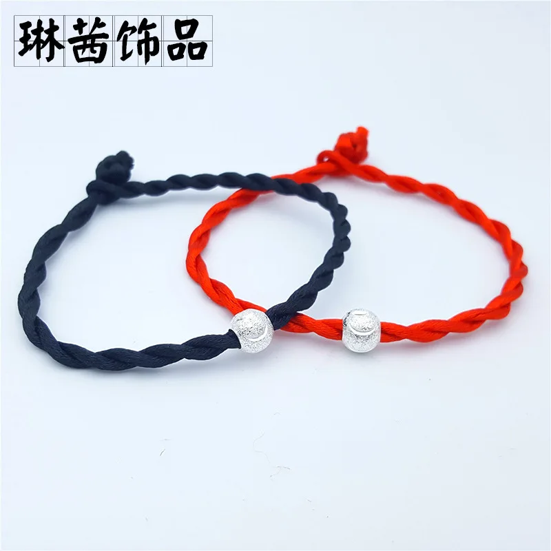 

Small gift manufacturers wholesale red rope bracelet lovers 925 silver per life red hand rope gift gift small gift
