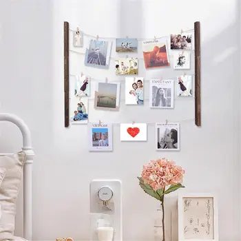 

Hanging Photo Display Picture Frames Collage for Dorm Decor ,Wall Art Decoration for Home Office Nursery Room